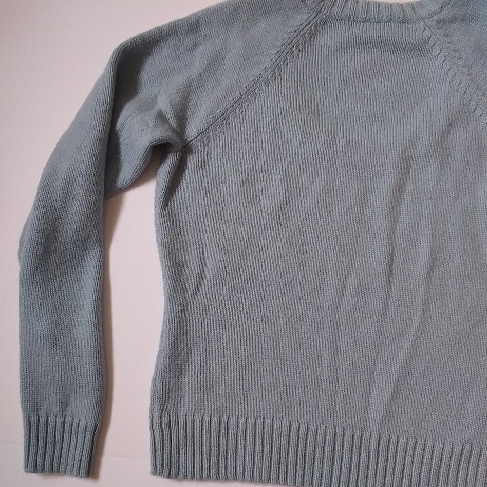 Willi Smith XL Light Blue Merino Wool Sweater - Picture 10 of 13